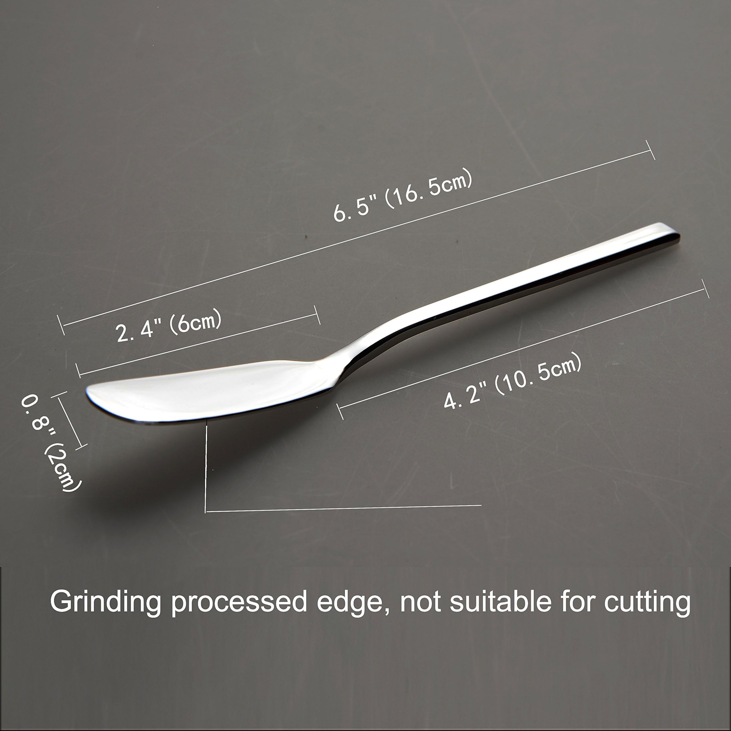 IMEEA butter knife with mirror polish for easy cleanup