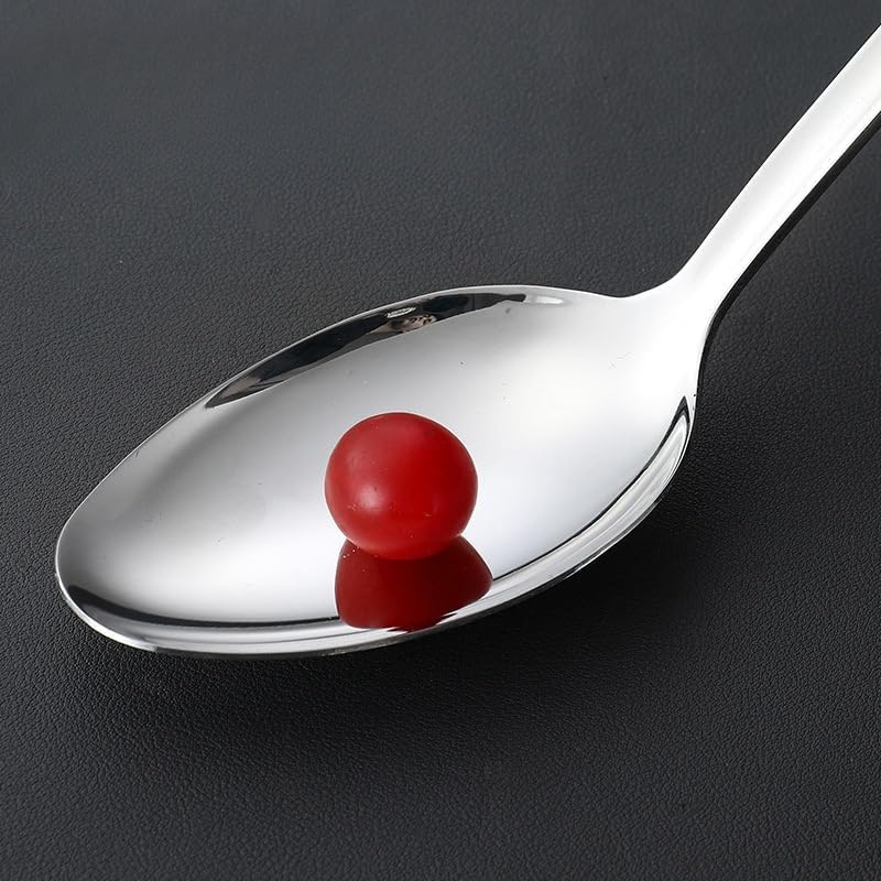 IMEEA large cooking spoon lifting heavy ingredients with ease in a deep pot