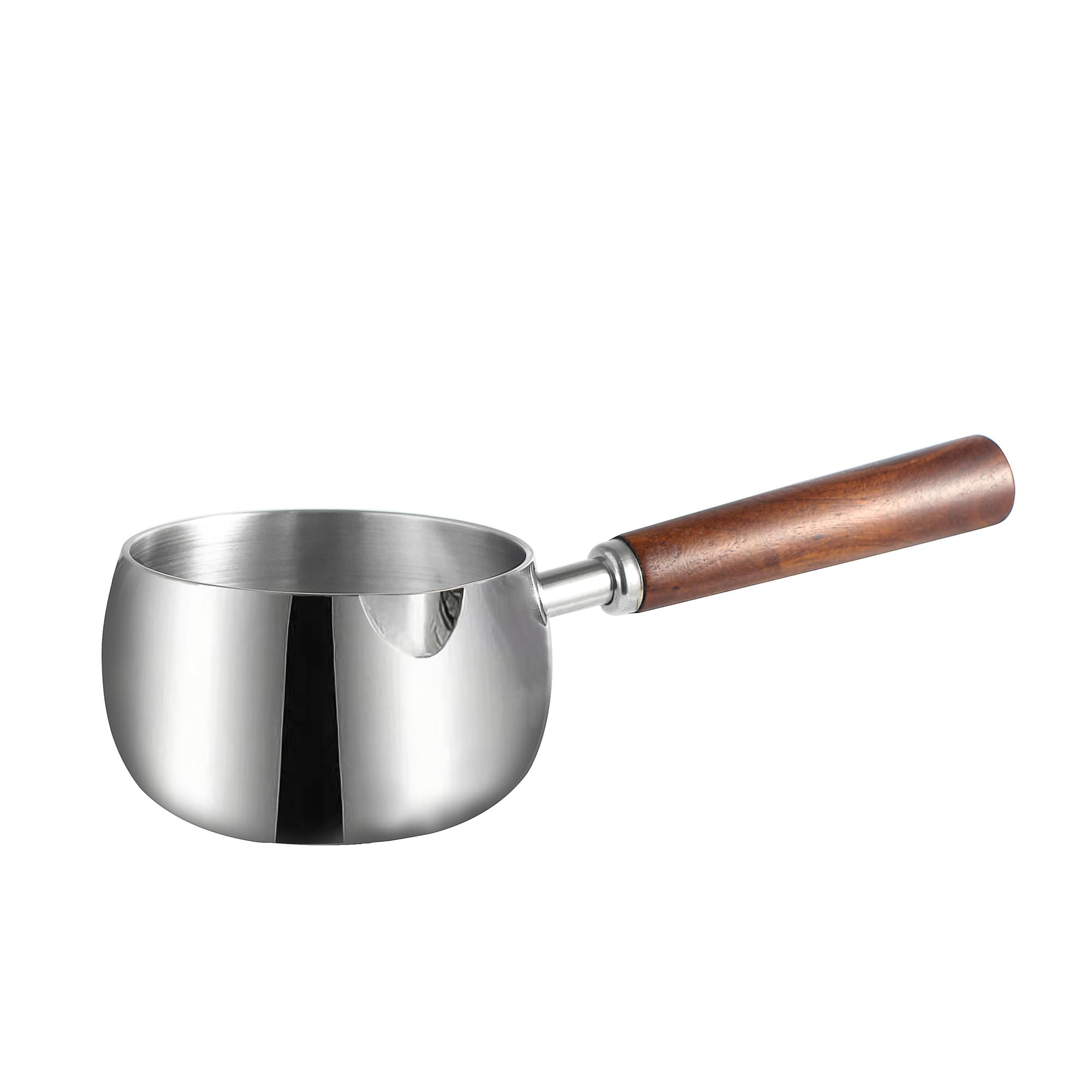 IMEEA milk butter warmer 17oz stainless steel body, highlighting even heating.