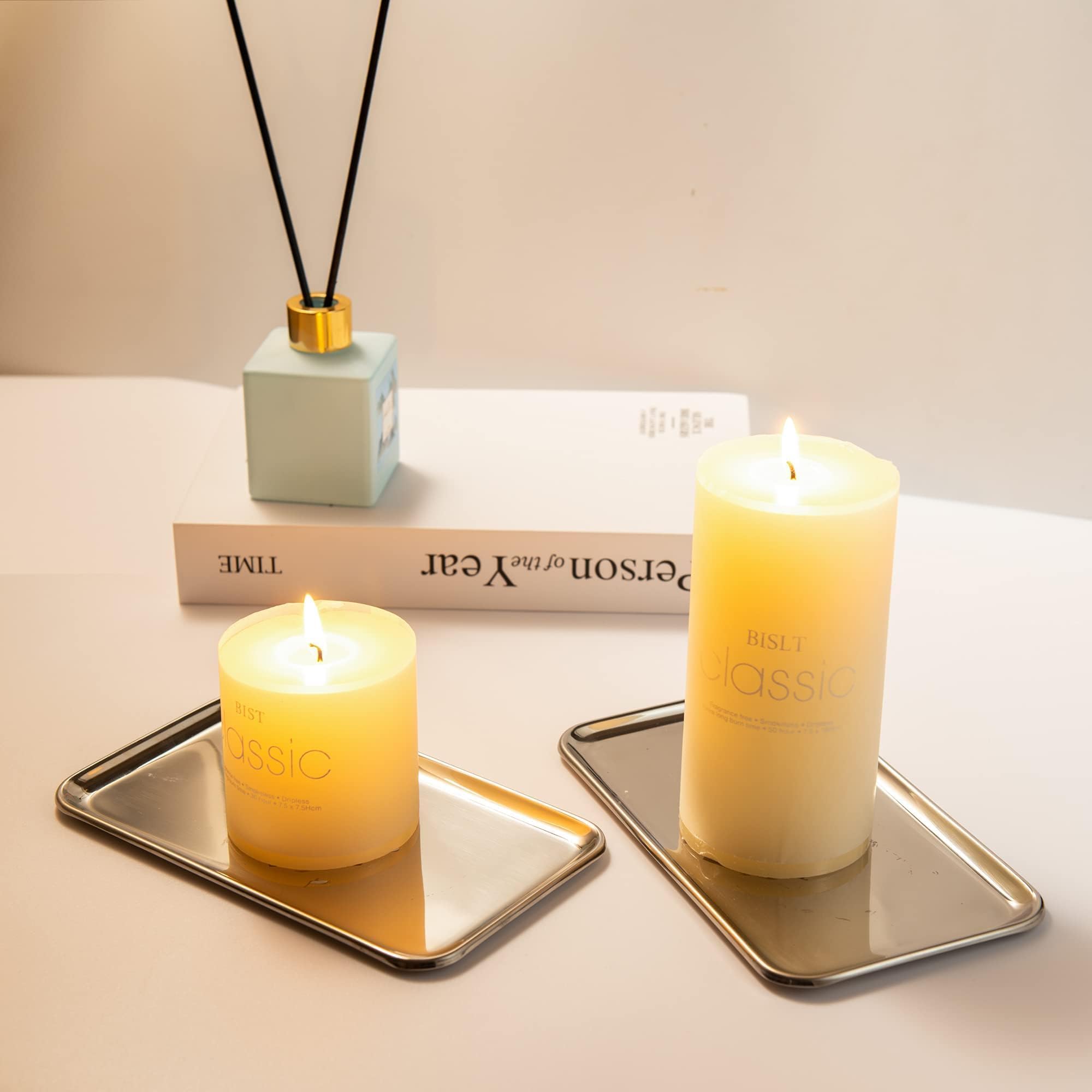 IMEEA modern rectangular tray complements minimalist decor with clean lines.