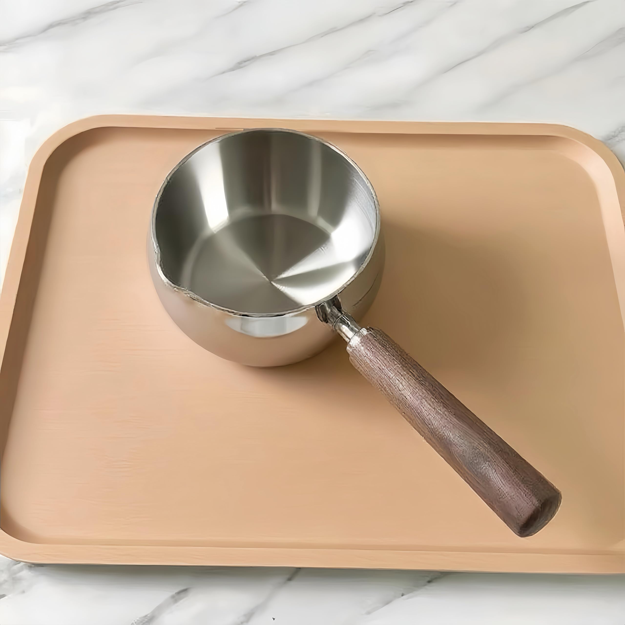 IMEEA versatile mini pot suitable for heating tea, coffee, or chocolate.