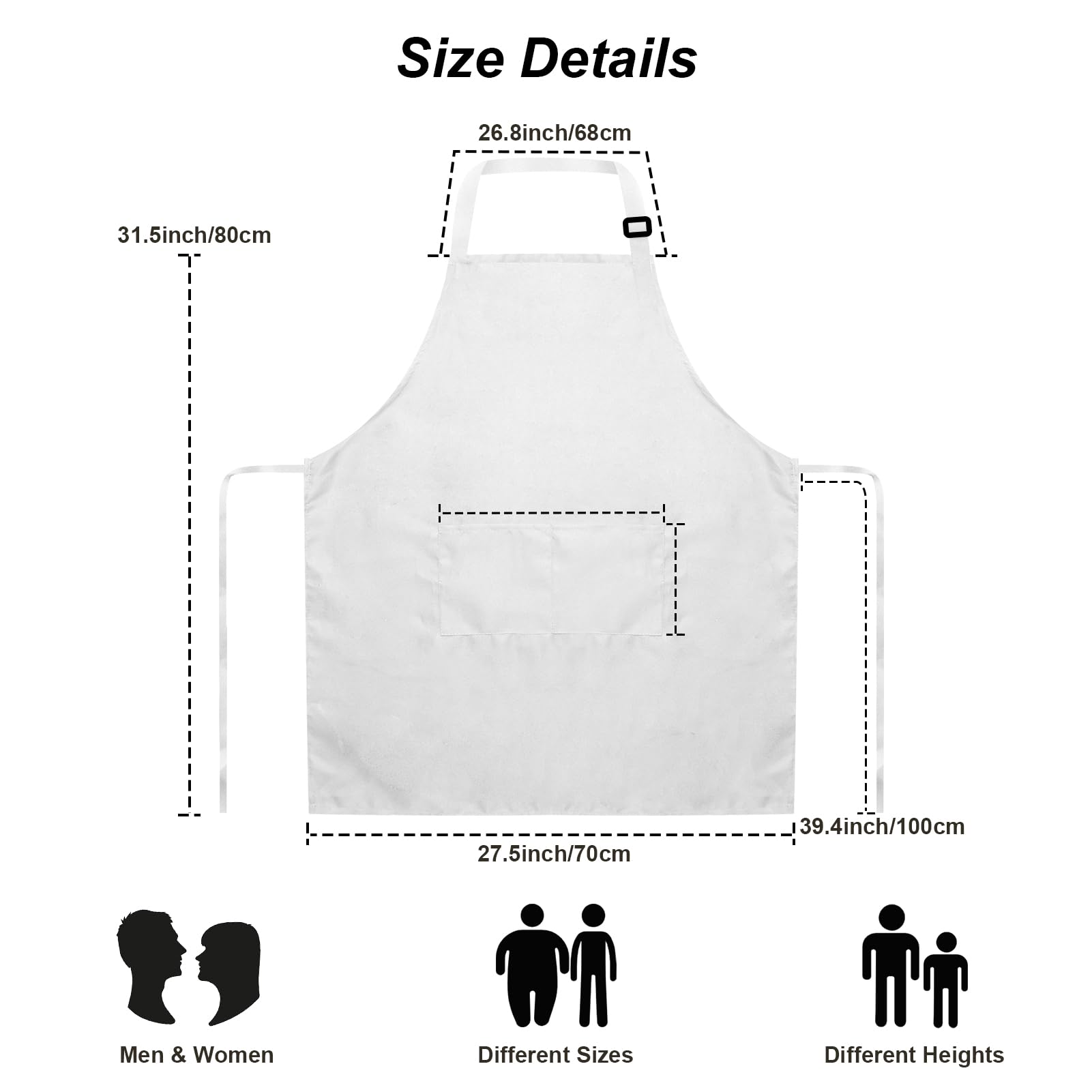 IMERAGO bulk aprons are easy to care for and machine washable.