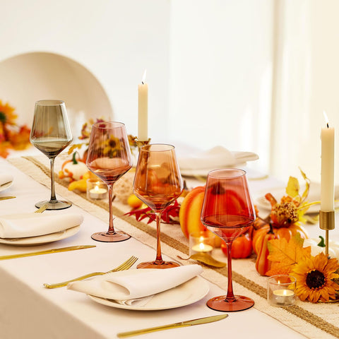 Imourari hand-blown lead-free crystal wine glass for safe sipping.