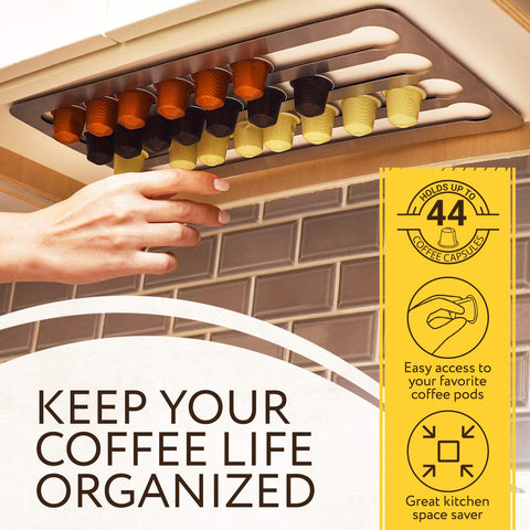 IMPRESA capsule holder for Nespresso Original compatible and accessible