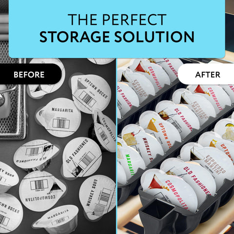 Impresa Pod Organizer built from durable plastic for long-lasting use.