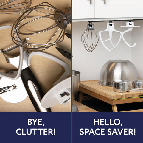 IMPRESA chrome-plated iron construction close-up showing durable, rust-resistant storage.