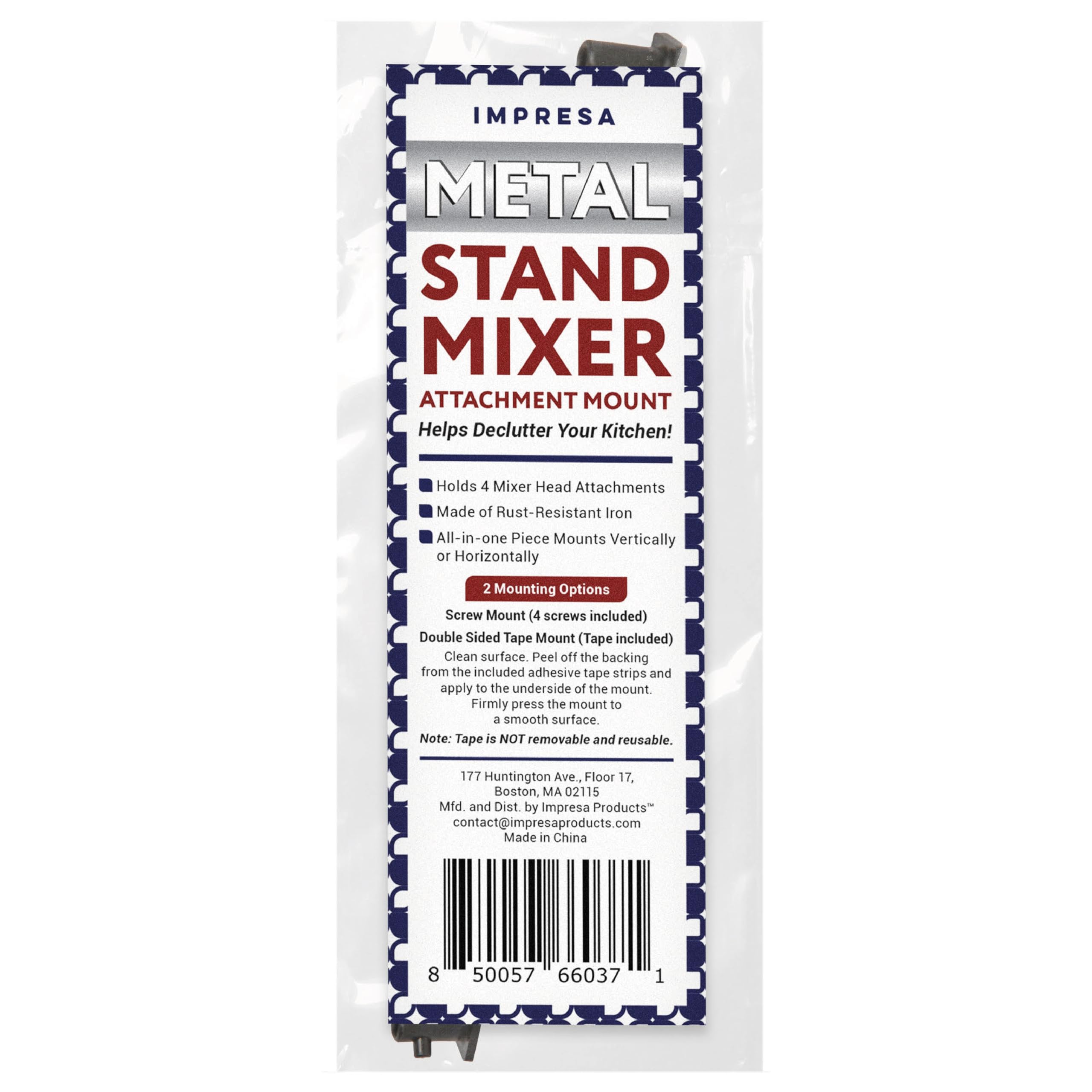 IMPRESA gift-ready mixer accessory organizer for holiday bakers.