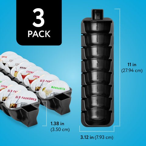 Impresa Pod Organizer with stackable design to keep counters tidy.