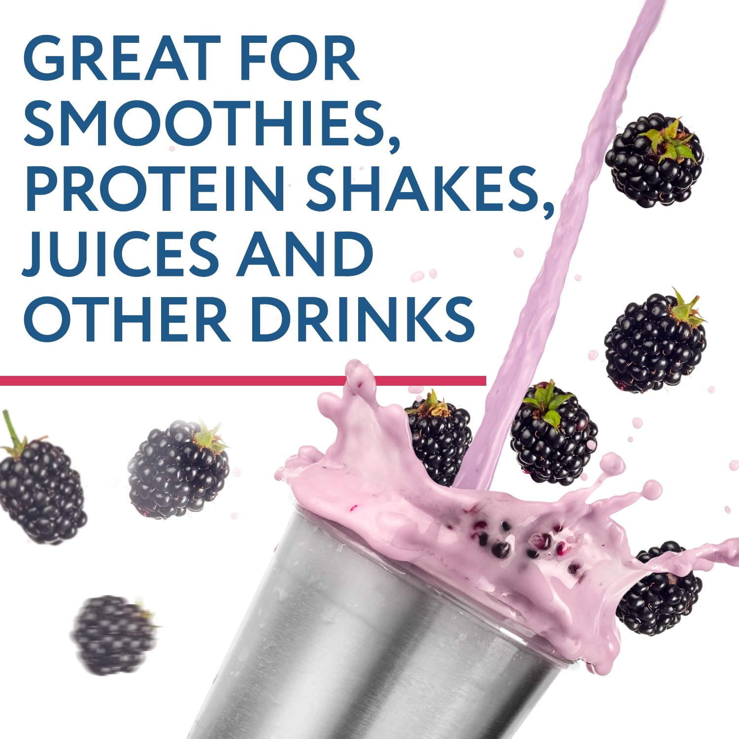 IMPRESA Six-pack of smoothie cups for weekly meal prep