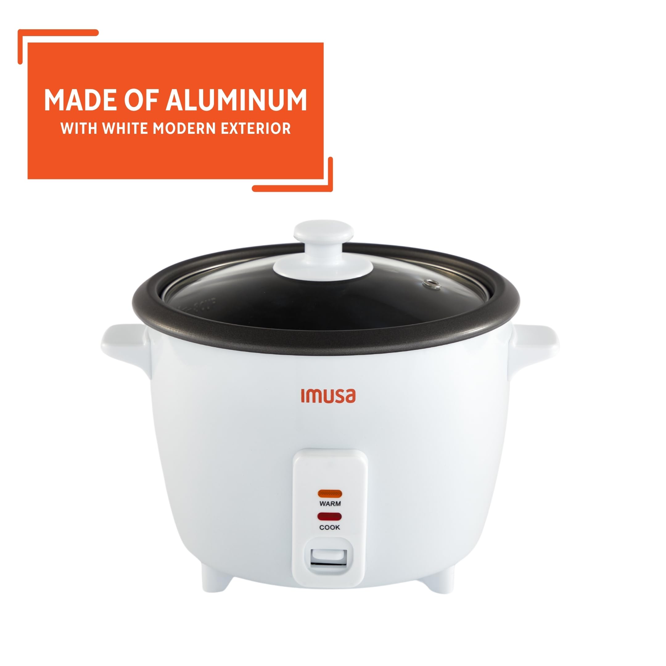Imusa nonstick removable pot for easy cleaning and serving