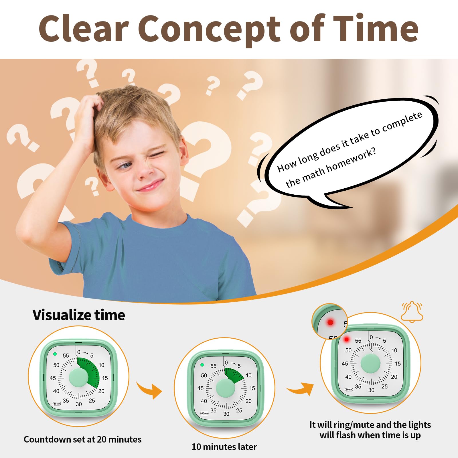 Incolumitas Visual Timer children use supports focused study and routine.