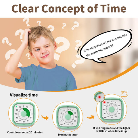 Incolumitas Visual Timer children use supports focused study and routine.