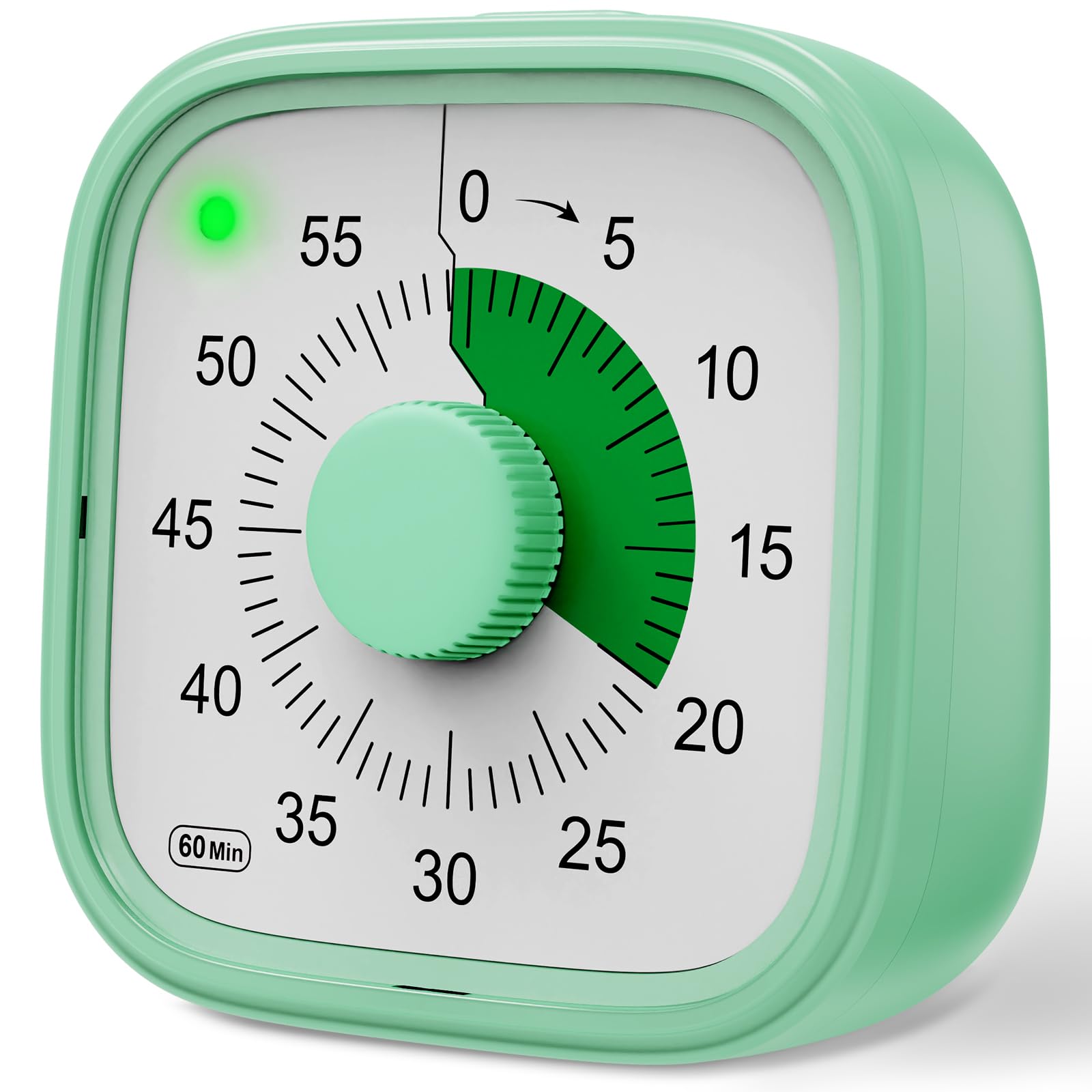 Incolumitas Visual Timer front view for quick time management at a glance.