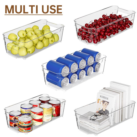 Incostar 8-pack clear bins maximize fridge space