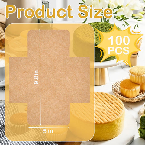 Incycall parchment liners offer a nonstick surface for clean baking results.