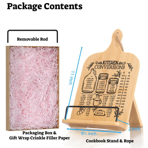 Indirewash natural-wood finish cookbook holder brings warm, artisanal vibes to daily cooking