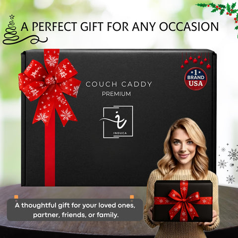 INDUCA Couch Caddy gift ready packaging makes a thoughtful gift option.