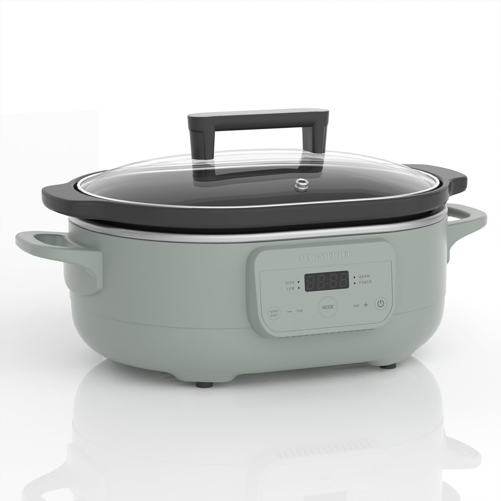 INDY VAC 6-quart slow cooker on counter shows generous capacity for family meals