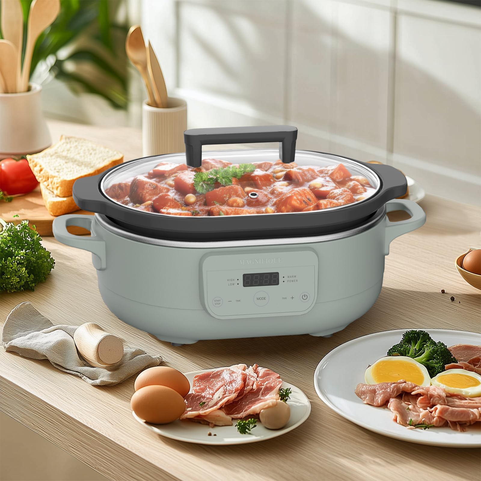INDY VAC removable pot close-up highlights easy-to-clean ceramic surface