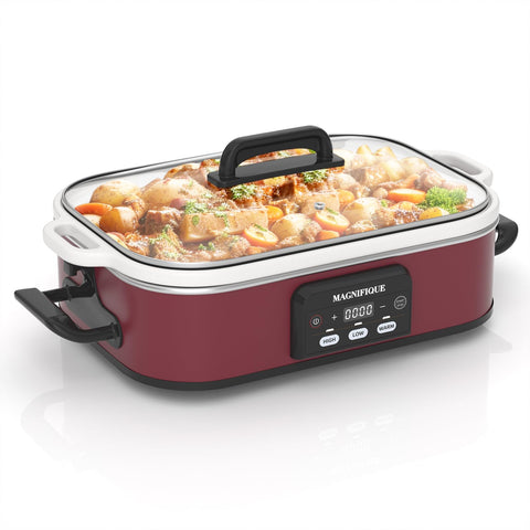 INDY VAC 4-quart casserole with programmable control for customizable meals.