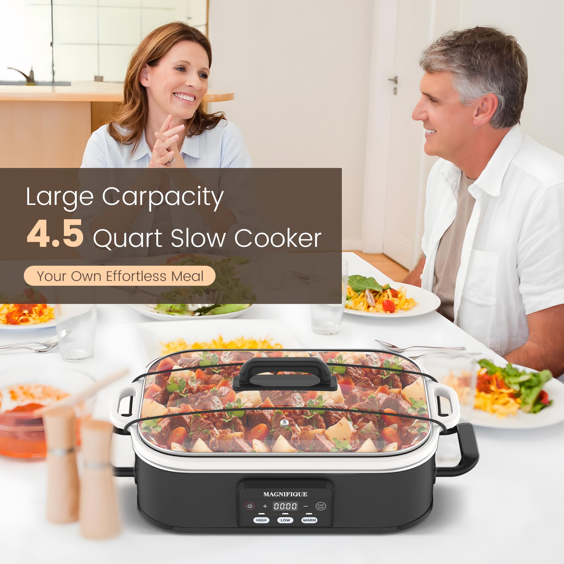 INDY VAC double-handled bakeware for safe carrying from oven to table