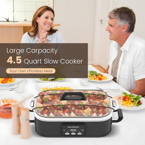 INDY VAC double-handled bakeware for safe carrying from oven to table