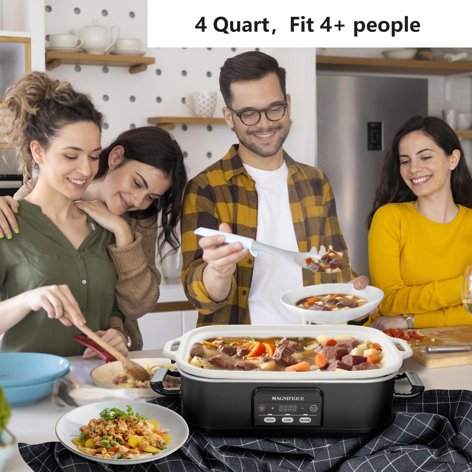 INDY VAC family-friendly bakeware ready for oven-to-table dinners