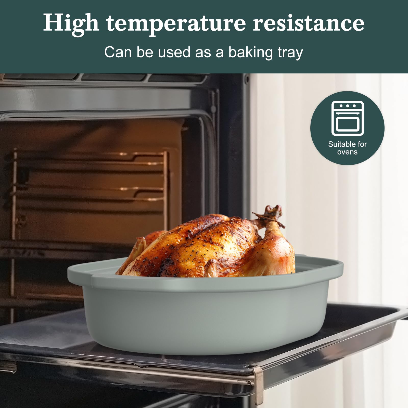 INDY VAC removable stoneware is easy to rinse and wipe clean.