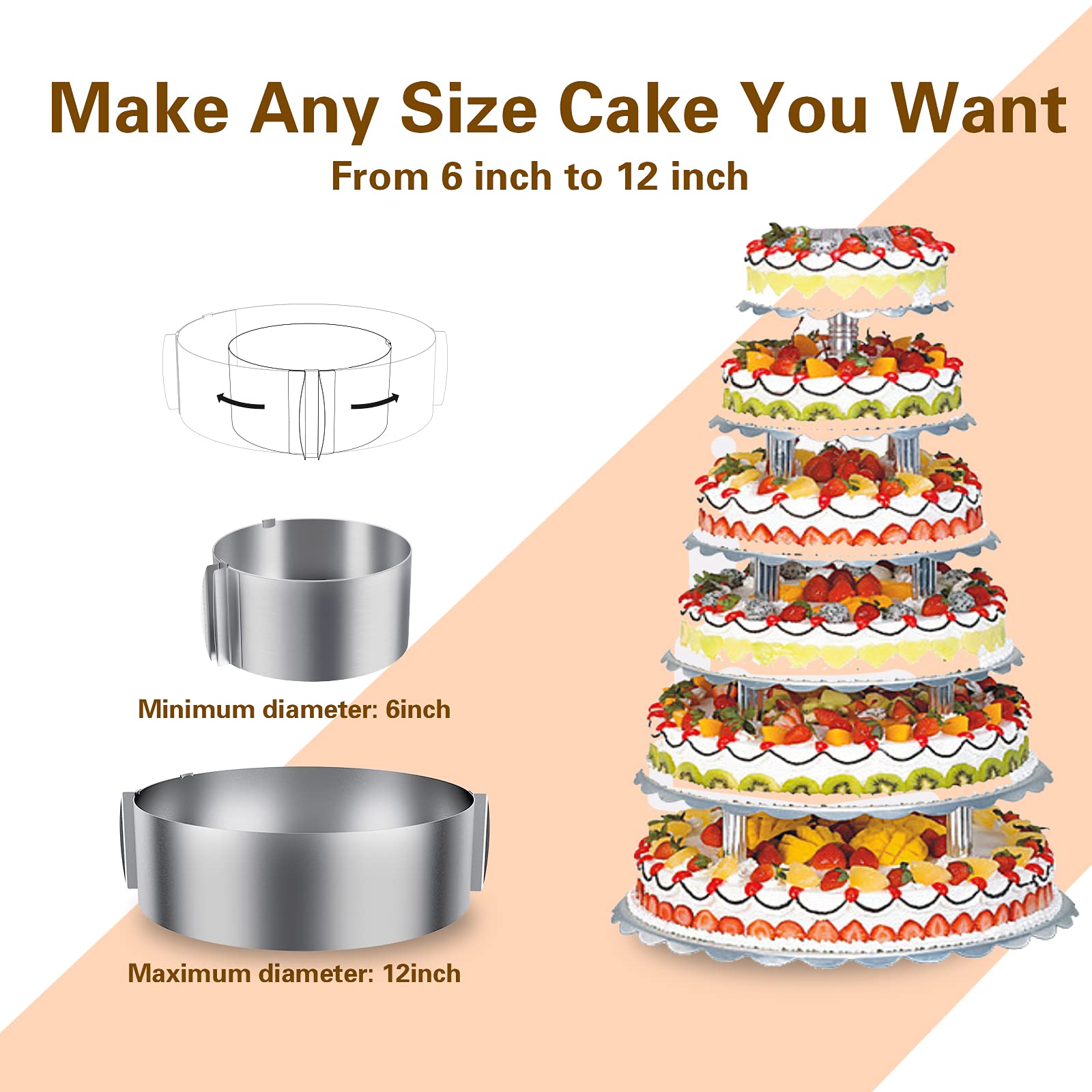 iNeibo oven-safe mousse mold for baking and setting desserts.