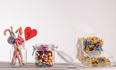 Inevibe Candy Dispenser dispensing-area offers easy access to treats at work