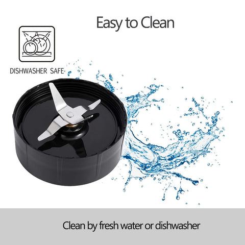 INFIAURO cross blades dishwasher-safe, easy to clean after blending.
