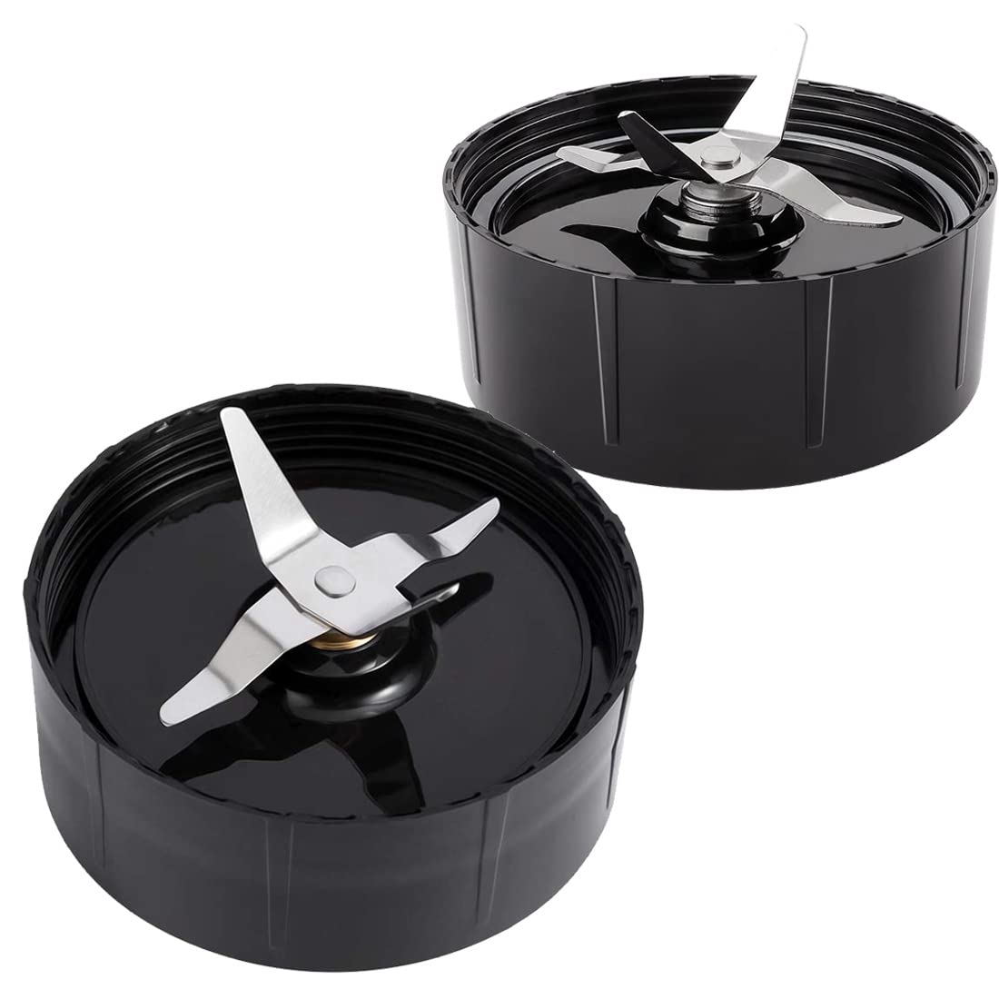 INFIAURO Magic Bullet cross blades closeup showing robust stainless steel construction for durable blending.