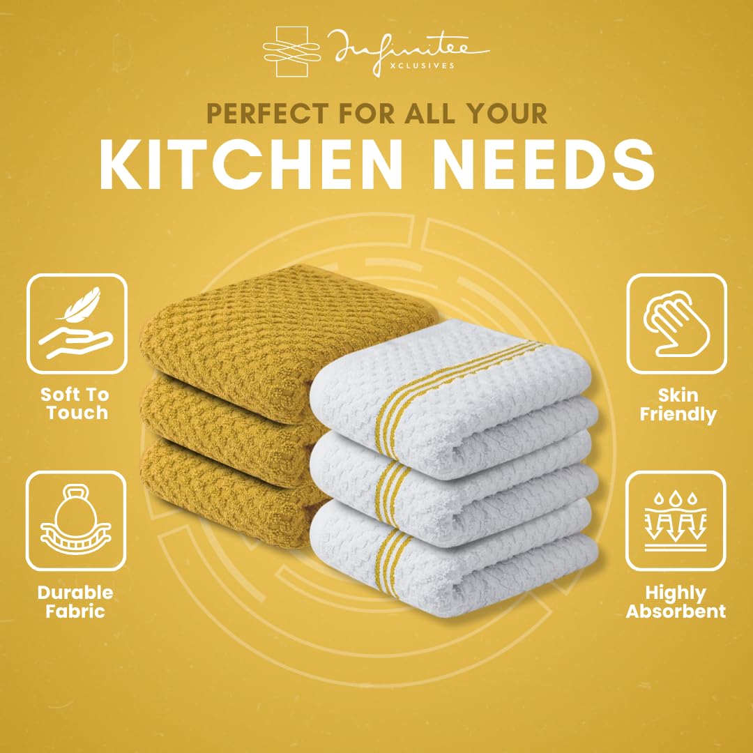Infinitee Xclusives easy-care towels machine washable and low-heat tumble dry friendly.