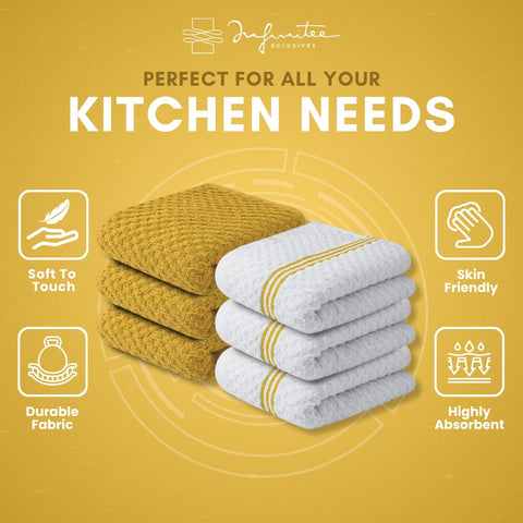 Infinitee Xclusives easy-care towels machine washable and low-heat tumble dry friendly.
