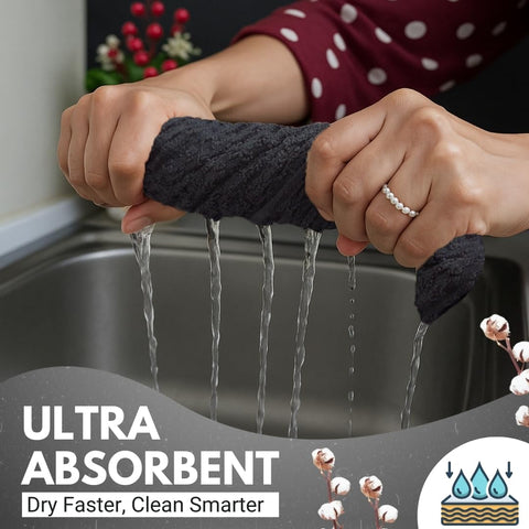 Infinitee Xclusives 100 percent cotton towels with soft, absorbent texture