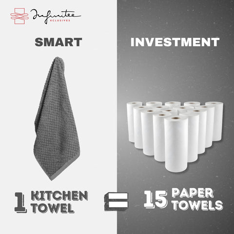 Infinitee Xclusives towels are machine washable for simple care