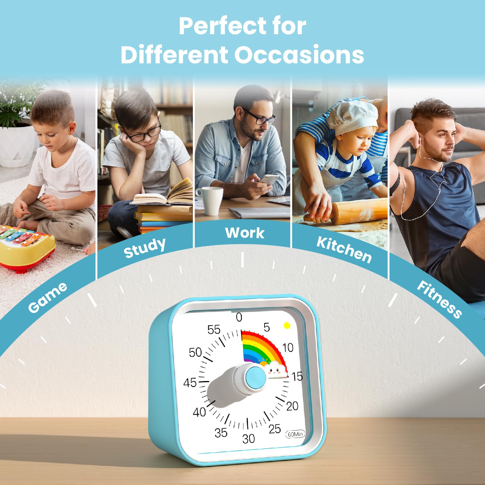 InfPokid timer uses 2 AAA batteries (not included) for quick setup