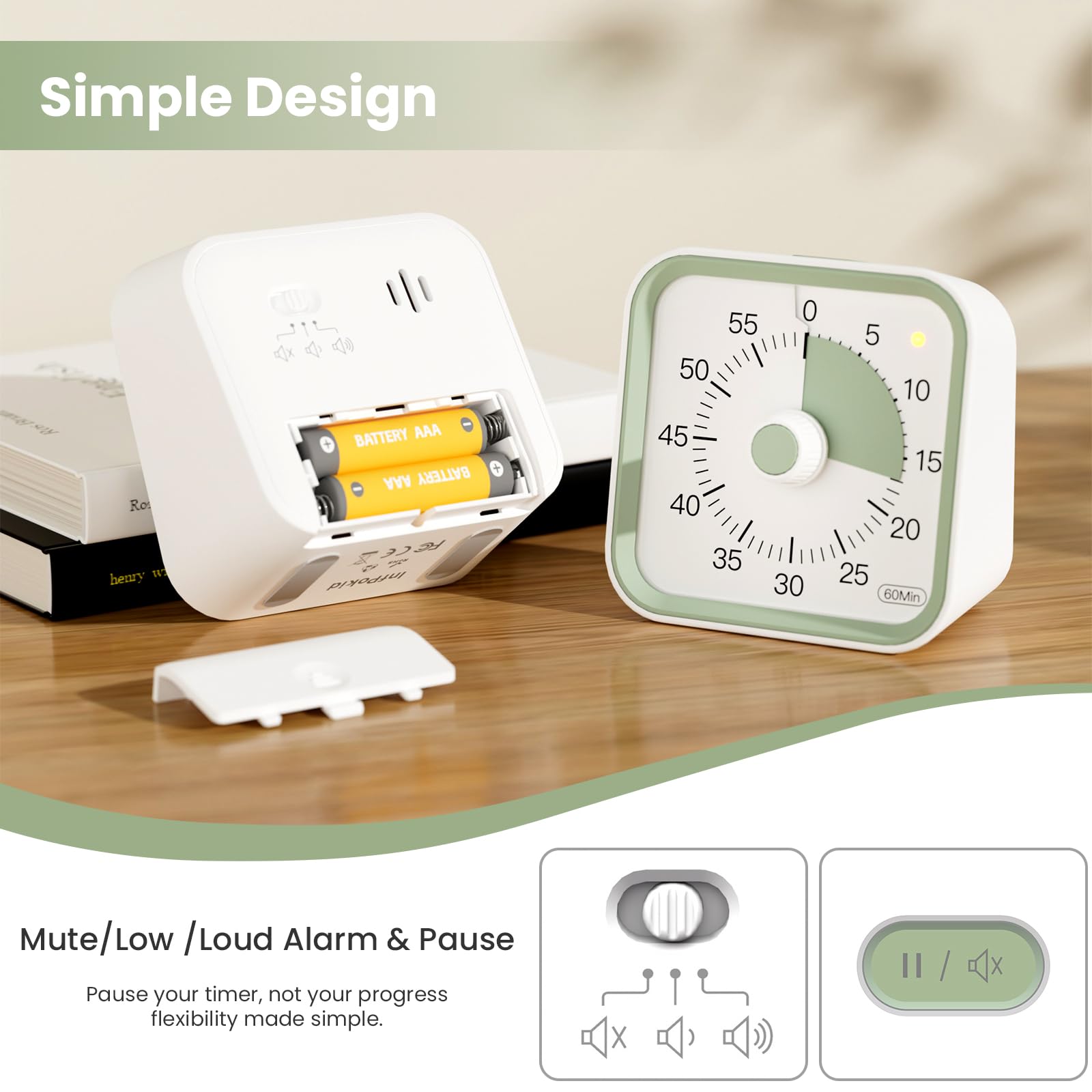 InfPokid timer ideal for classroom use and group activities