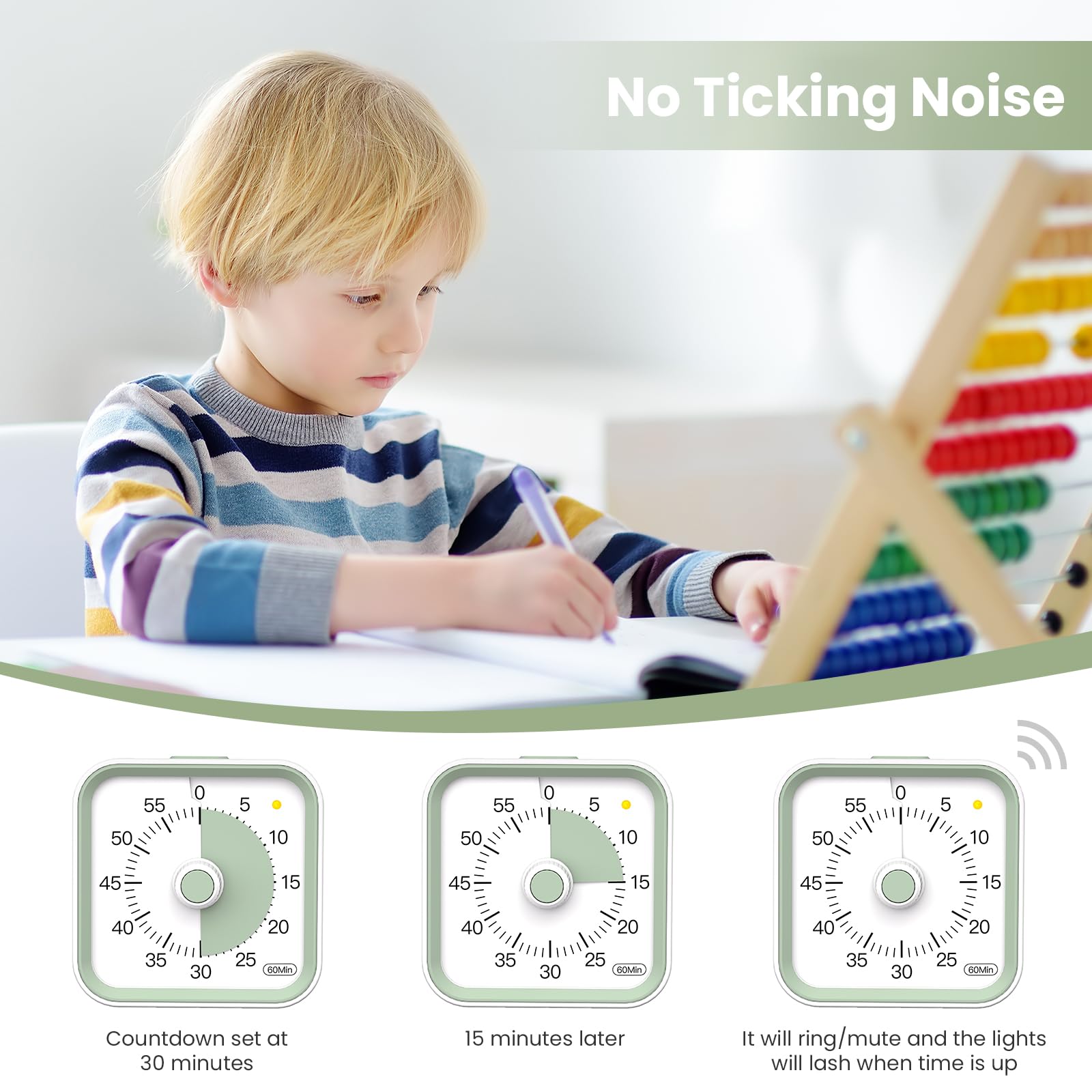 InfPokid timer offers portable, lightweight design for any desk