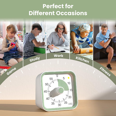 InfPokid timer operates silently to avoid distractions