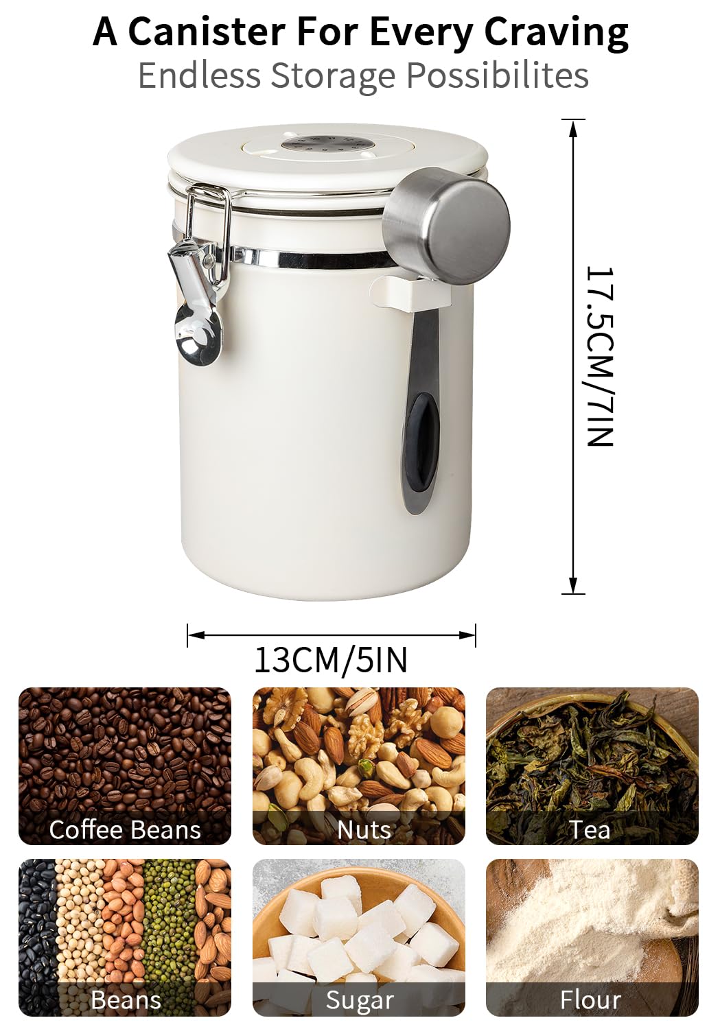 INFTYLE lid with date tracker for at a glance freshness