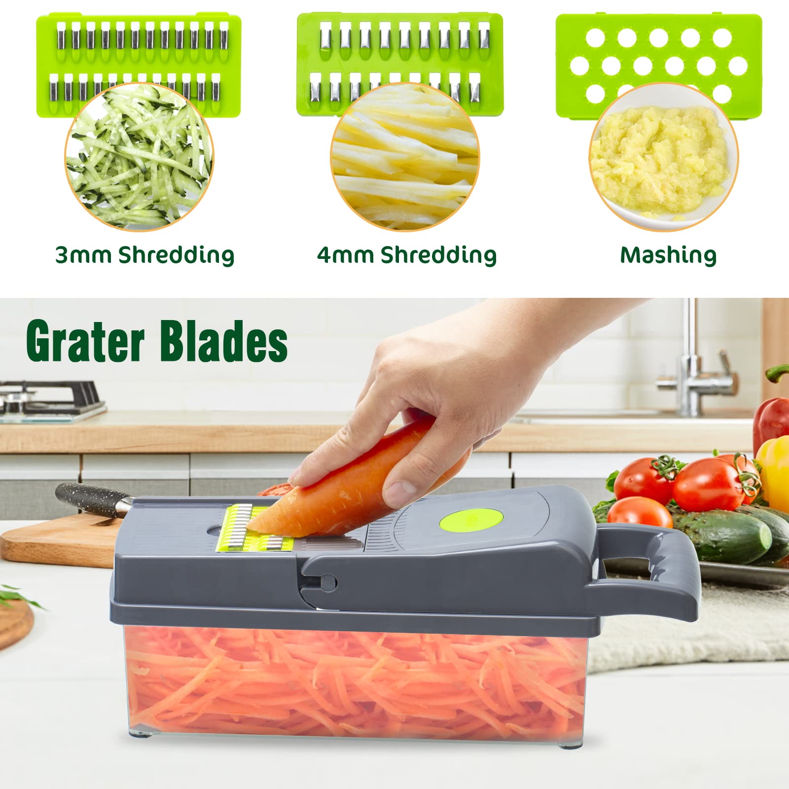 Ingcebo chopper blades assembly close-up highlighting precise slicing.
