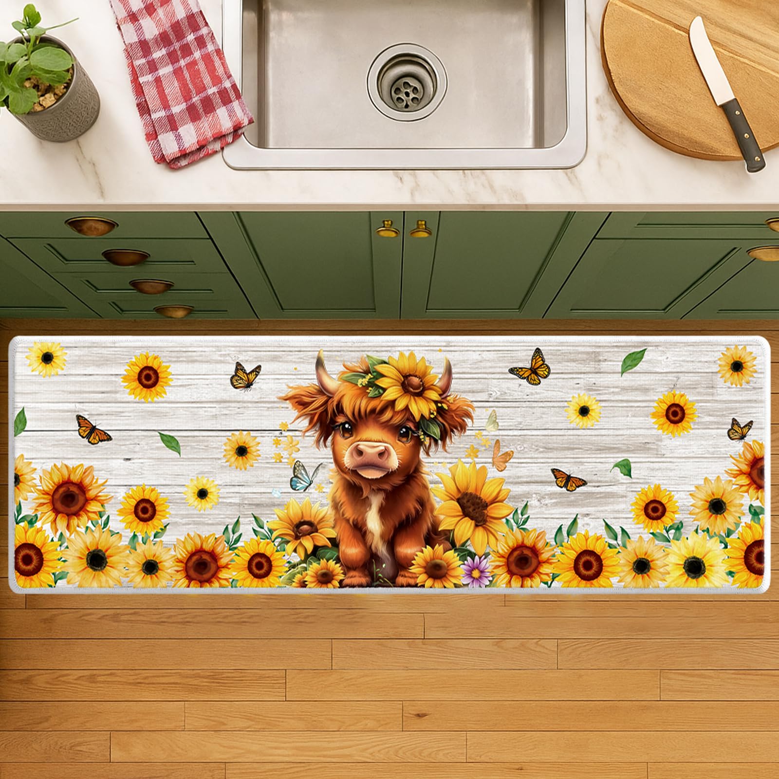 InIsaJace washable mats for easy cleanup and spill management.