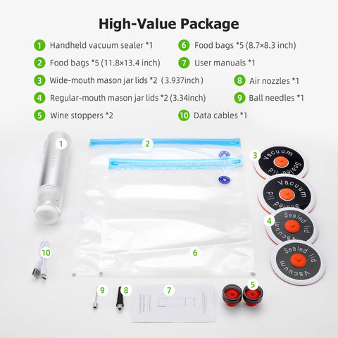 Inkbird built-in bag clip speeds sealing without tools