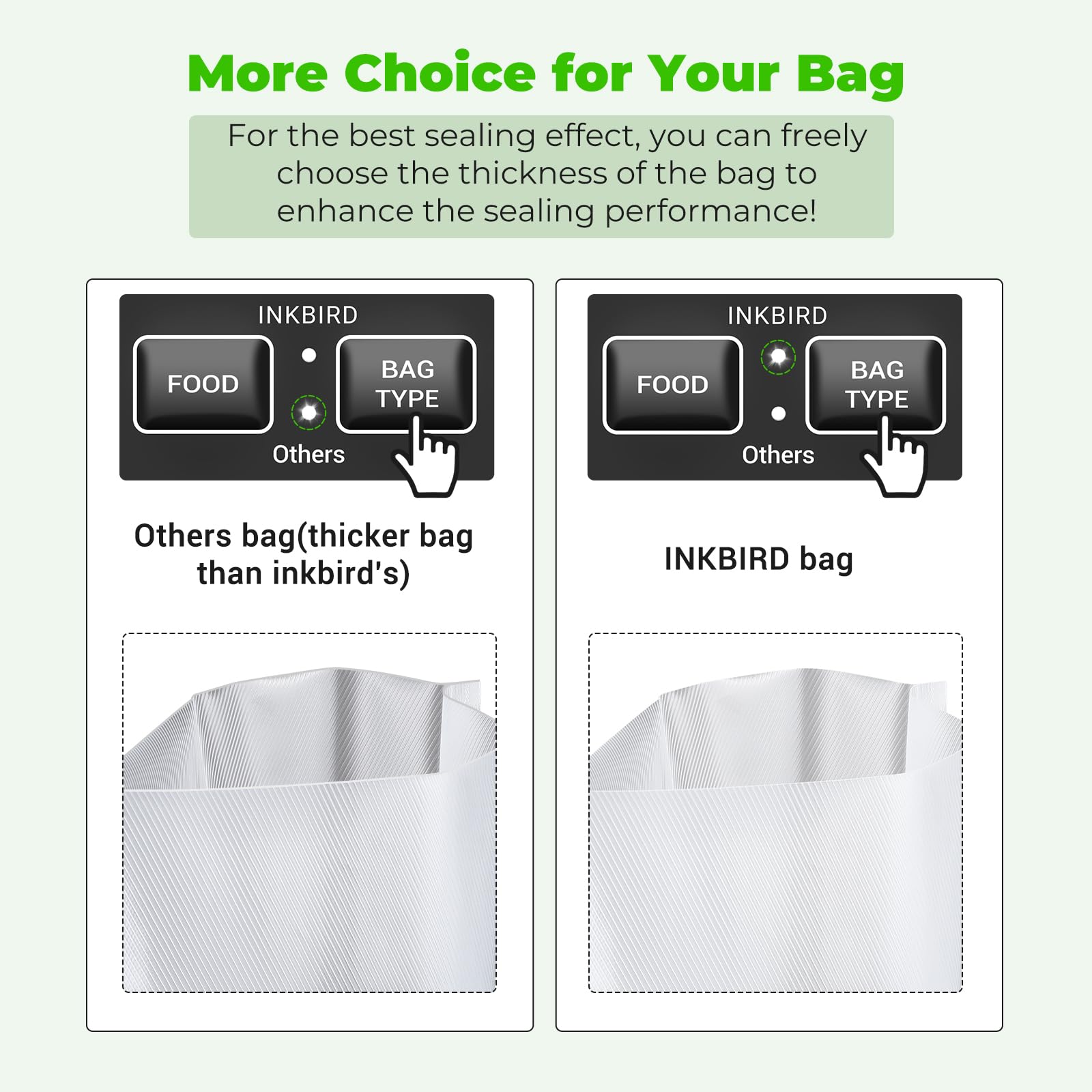 Inkbird EXT-VAC canister mode for jars and wine preservation