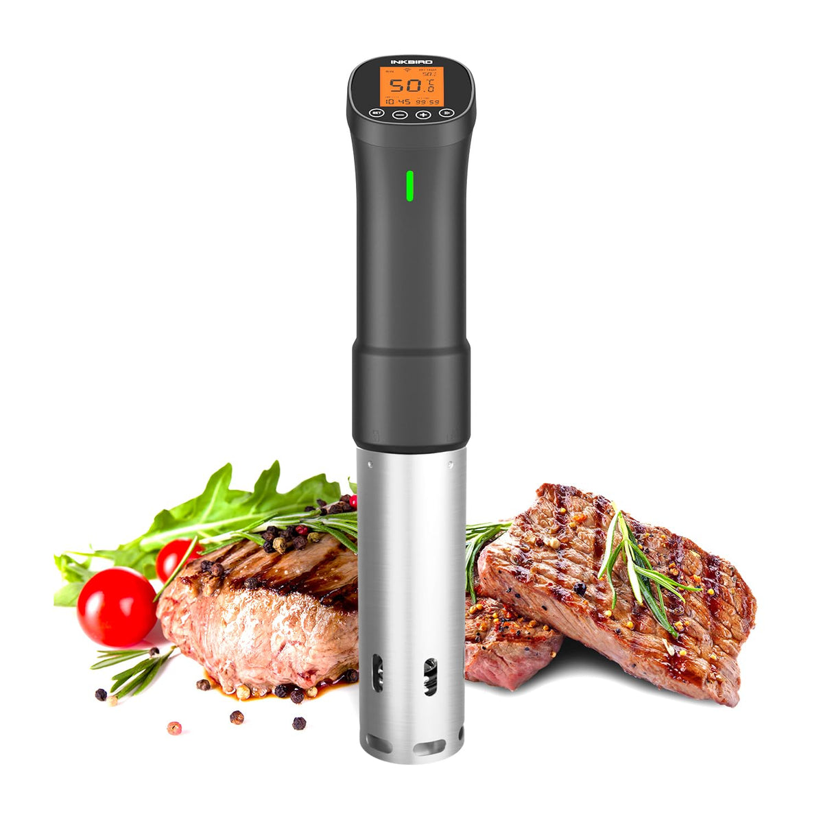 INKBIRD sous vide setup showing quick and reliable installation for precise cooking.