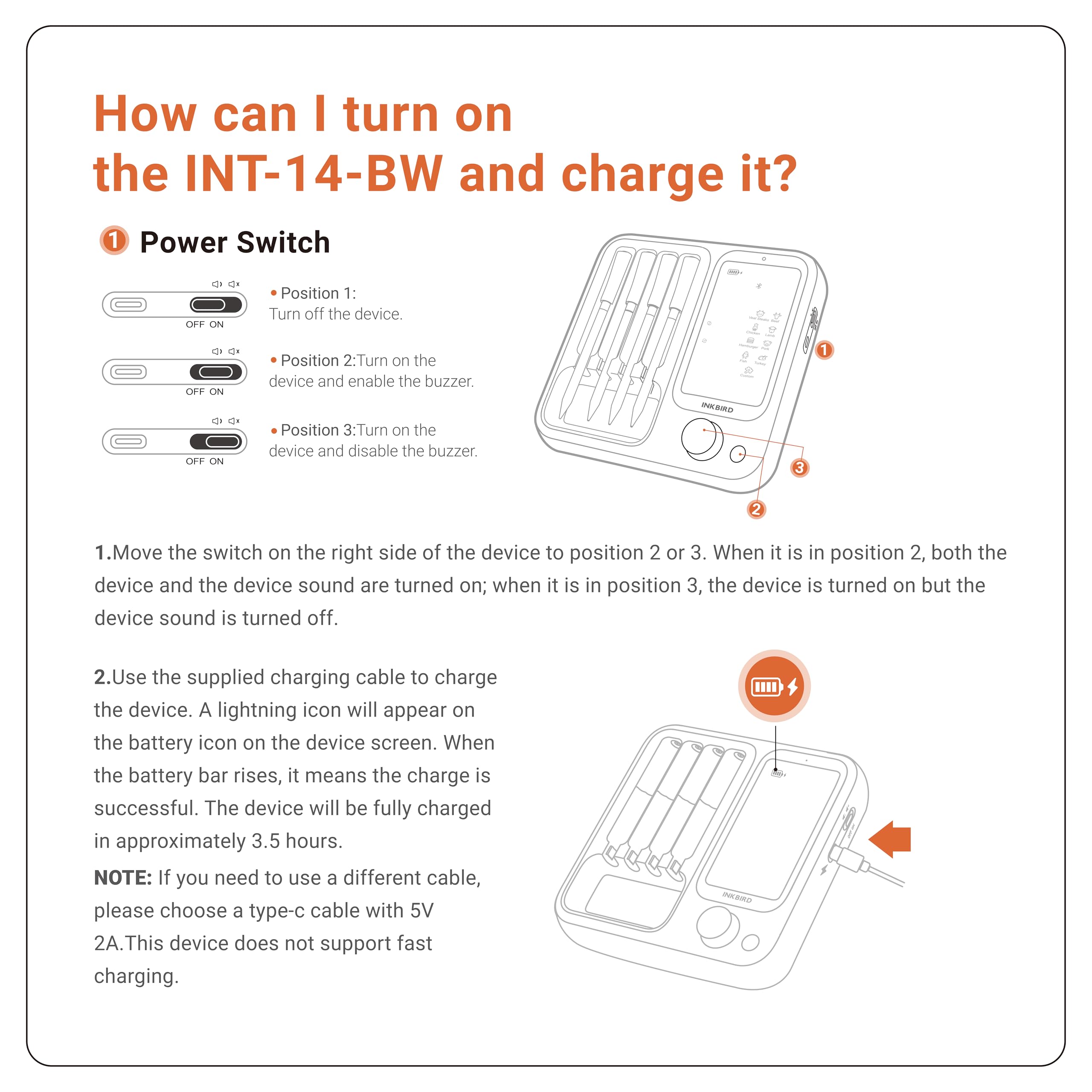 Inkbird wifi and Bluetooth range illustration shows flexible connections.