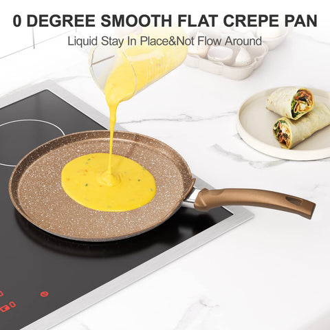 Innerwell flat base design ensures even batter spread