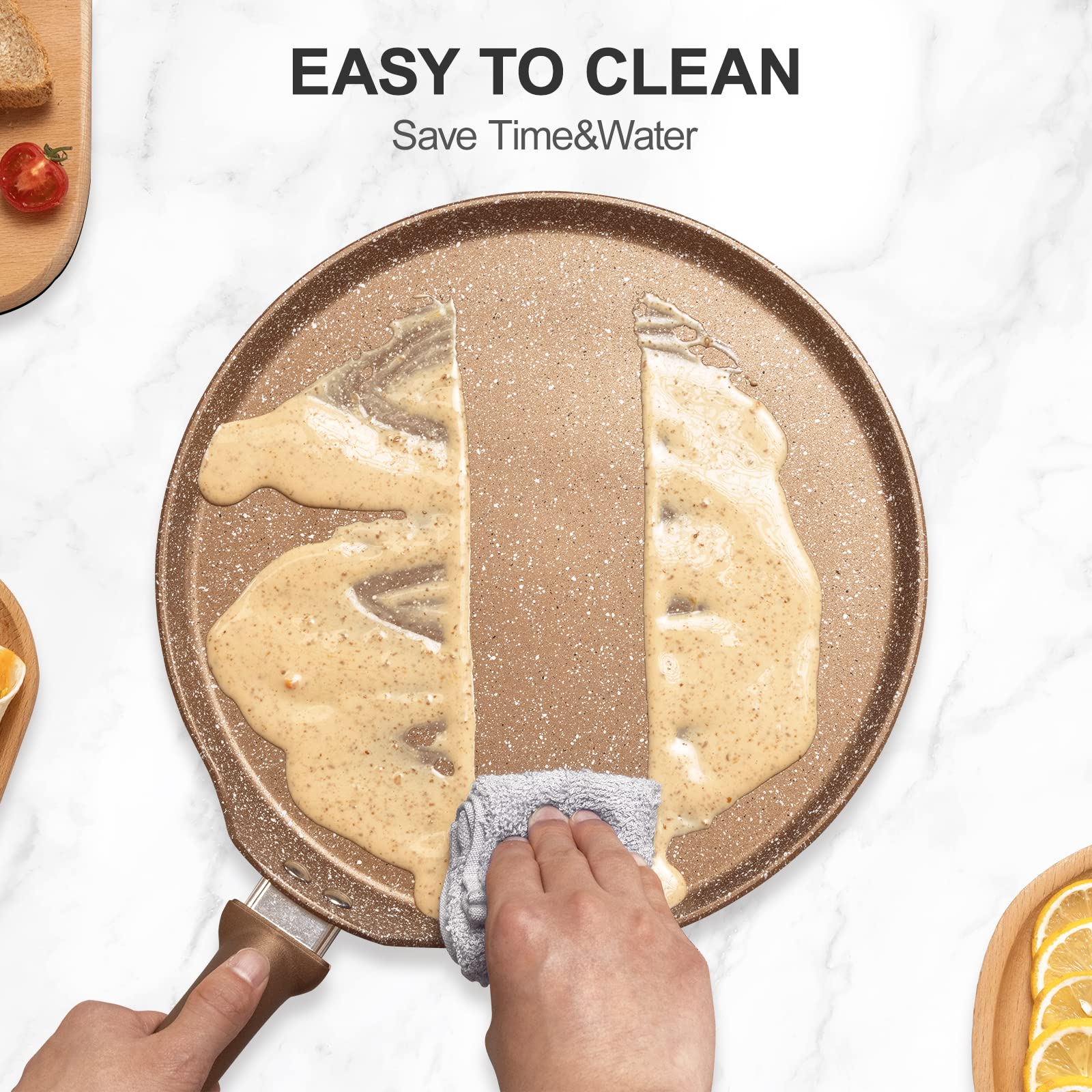 Innerwell raised 0.6 inch edge prevents spills during flipping