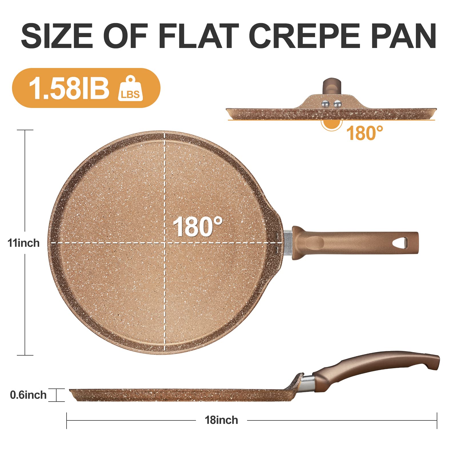 Innerwell tortilla pan is versatile for crepes, tortillas, pancakes